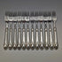 Around 1900 British antique silver plated cutlery 12 pair set in wooden box Walker & Hall